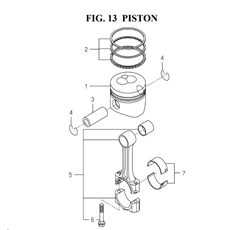 PISTON (6004-340I-0100) spare parts