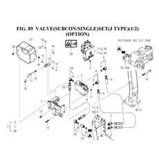 VALVE(SUBCON/SINGLE)SET(J TYPE)(1/2)(1739-512Y-0100) spare parts