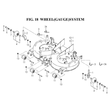 WHEEL(GAUGE)SYSTEM(8663-501-0100) spare parts
