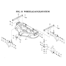 WHEEL(GAUGE)SYSTEM(8666-501B-0100) spare parts