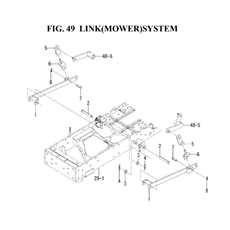 LINK(MOWER)SYSTEM(1836-553C-0100) spare parts