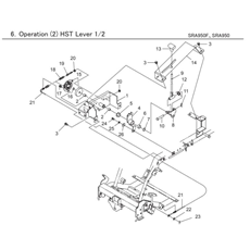 OPERATION (2) HST LEVER spare parts