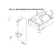 HITCH(FRONT)SYSTEM(R TYPE)(1845-411-0100) spare parts
