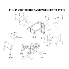 COVER(SIDE)SYSTEM(EXCEPT B TYPE) spare parts