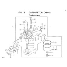 CARBURETOR (ABO2) spare parts