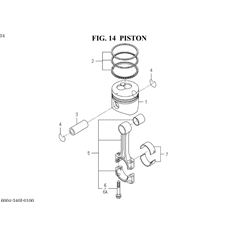 FIG. 14 PISTON spare parts