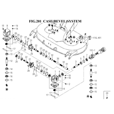 CASE(BEVEL)SYSTEM(8670-201A-0100) spare parts