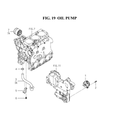 OIL PUMP (6005-401C-0100) spare parts