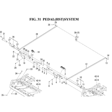 PEDAL(HST)SYSTEM spare parts