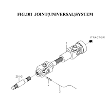 JOINT(UNIVERSAL)SYSTEM(8670-101-0100) spare parts