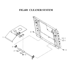 CLEANER SYSTEM(8671-602-0100) spare parts