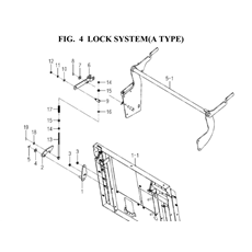 LOCK SYSTEM(A TYPE) spare parts