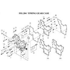 TIMING GEAR CASE(6003-240C-0100,6003-240C-0200) spare parts