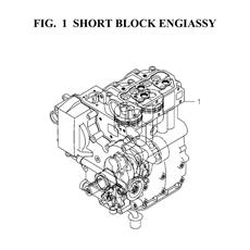 SHORT BLOCK ENGINE ASSY spare parts