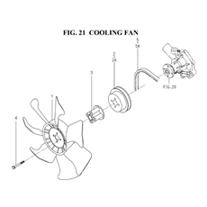 COOLING FAN (6005-480S-0100) spare parts
