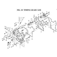 TIMING GEAR CASE spare parts