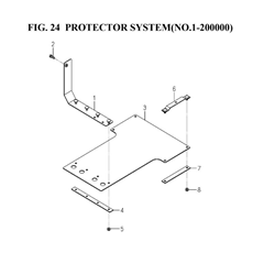 PROTECTOR SYSTEM(NO.1-200000)(8597-701-0100) spare parts