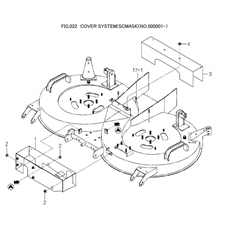 COVER SYSTEM(SCMA54)(NO.500001-)) spare parts