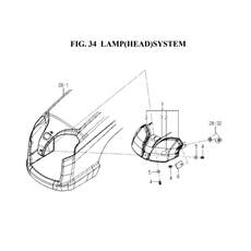 LAMP(HEAD)SYSTEM spare parts