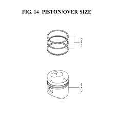 PISTON/OVER SIZE (6004-349B-0100) spare parts