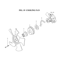 COOLING FAN spare parts