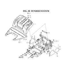 FENDER SYSTEM spare parts