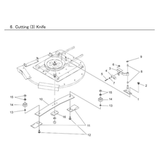 CUTTING (3) KNIFE spare parts