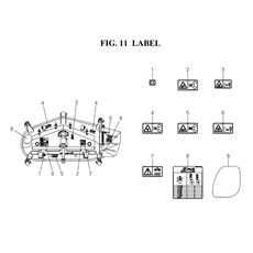 LABEL(8654-901P-0100) spare parts