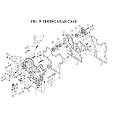 TIMING GEAR CASE spare parts