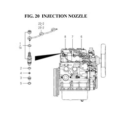 INJECTION NOZZLE(6005-501E-0100) spare parts