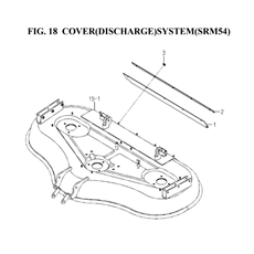 COVER(DISCHARGE)SYSTEM(SRM54)(8666-406-0100) spare parts