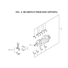 BEARING/UNDER SIZE (OPTION) spare parts