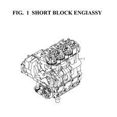 SHORT BLOCK ENGINE ASSY spare parts