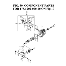 COMPONENT PARTS FOR 1752-202-000-10 ON FIG.10(1752-202-470-1A) spare parts