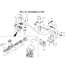 STEERING UNIT spare parts