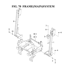 FRAME(MAIN)SYSTEM spare parts