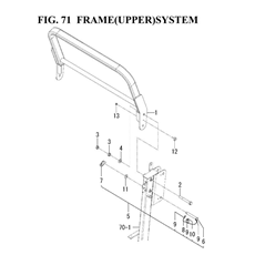 FRAME(UPPER)SYSTEM spare parts