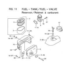 FUEL-TANK/FUEL-VALVE spare parts