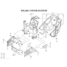 COVER SYSTEM(1782-604A-0100) spare parts