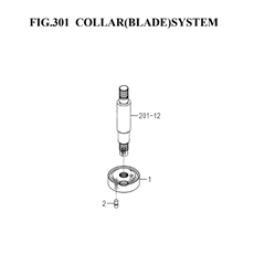 COLLAR(BLADE)SYSTEM(8670-301-0100) spare parts