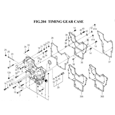 TIMING GEAR CASE (6003-240C-0100,6003-240C-0200) spare parts