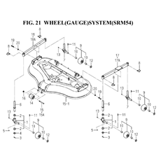 WHEEL(GAUGE)SYSTEM(SRM54)(8666-501A-0100) spare parts