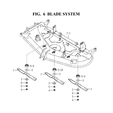 BLADE SYSTEM(8654-306C-0100) spare parts