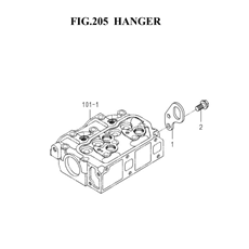 HANGER (6005-290B-0100) spare parts