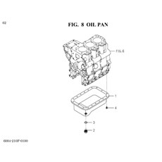 FIG. 8 OIL PAN spare parts