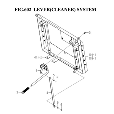 LEVER(CLEANER)SYSTEM(8671-603-0100) spare parts