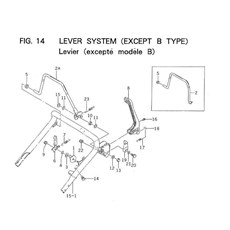 LEVER SYSTEM (EXCEPT B TYPE) spare parts