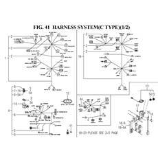 HARNESS SYSTEM(C TYPE)(1/2)(1752-690B-0100) spare parts