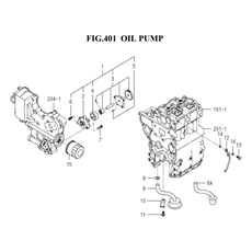 OIL PUMP (6003-401A-0100) spare parts