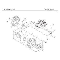 TRAVELLING (3) spare parts